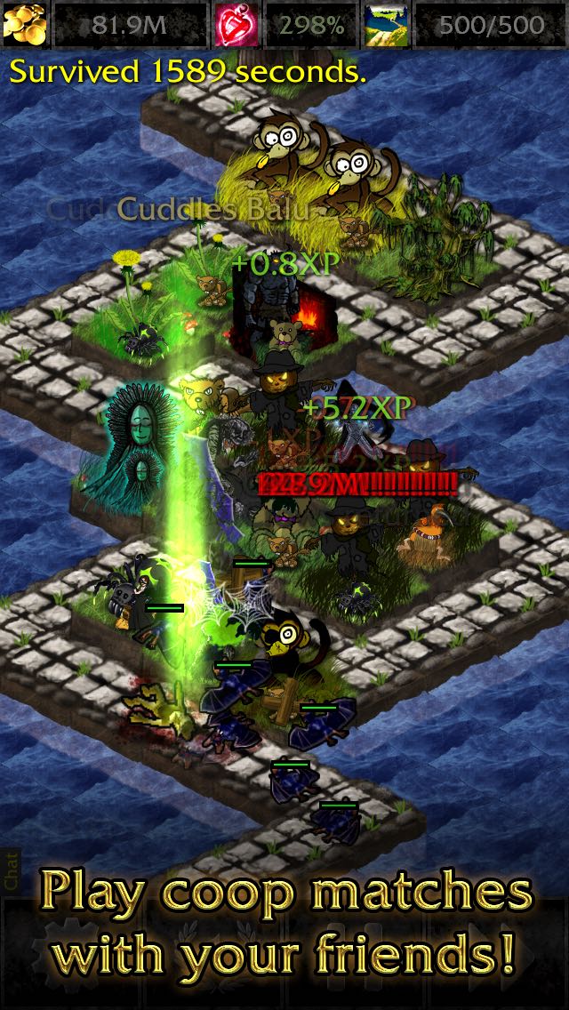 Play coop matches with your friends!